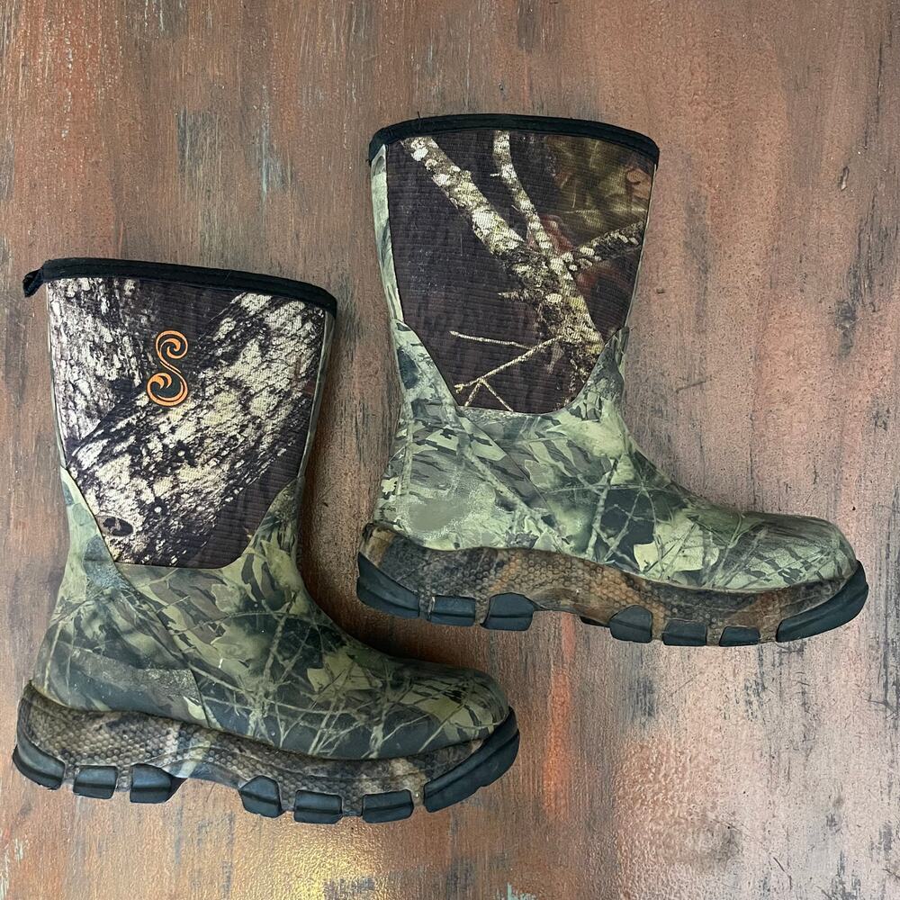 Cabela's SHE Outdoor Camouflage Neoprene Boots Size 6
